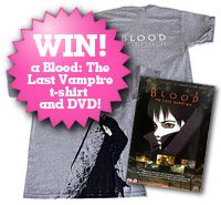 Enter our competition and win a Blood: The Last Vampire T-shirt and DVD!